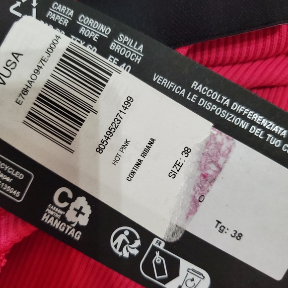 NWT Versace Ribbed Knit Dress - Picture 4 of 7